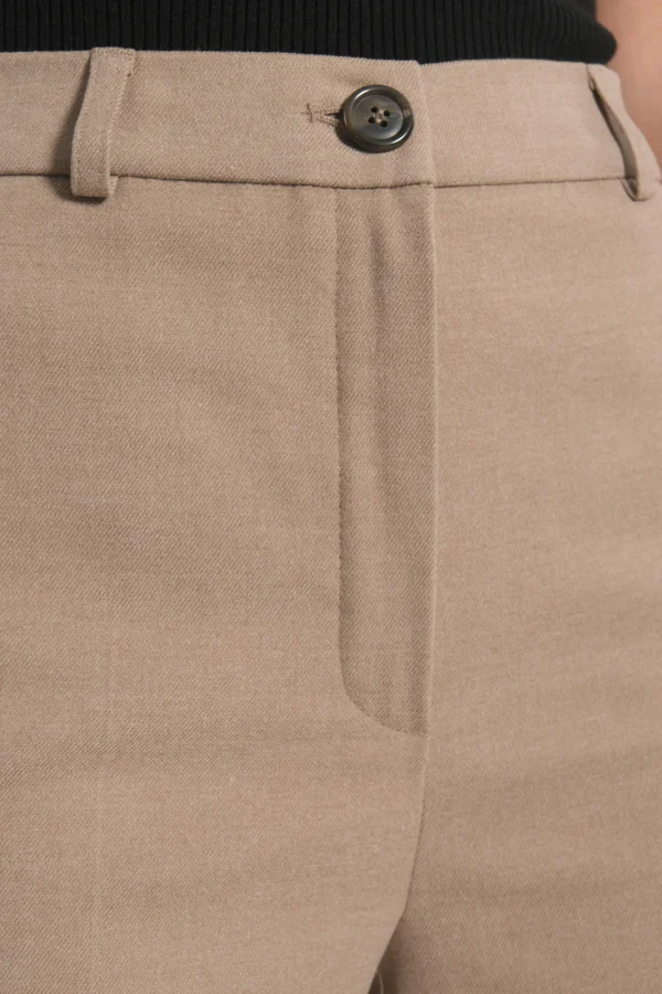 KOOKAÏ PANTALON TAILLEUR LARGE MACHA Beige Best Sale
