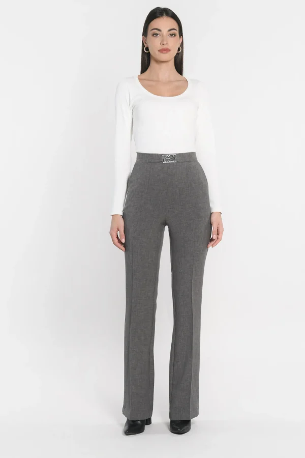 KOOKAÏ PANTALON TESSA Gris Sale