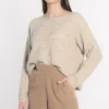 KOOKAÏ PULL BATEAU DANNA BEIGE CHINÉ Beigechine Best Sale