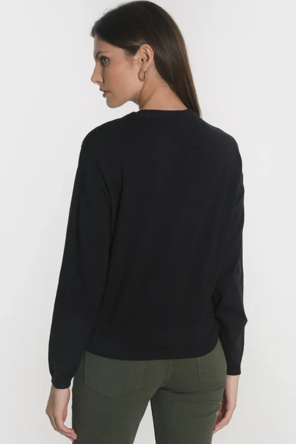 KOOKAÏ PULL BOUTONNE NOLWENN Noir Online