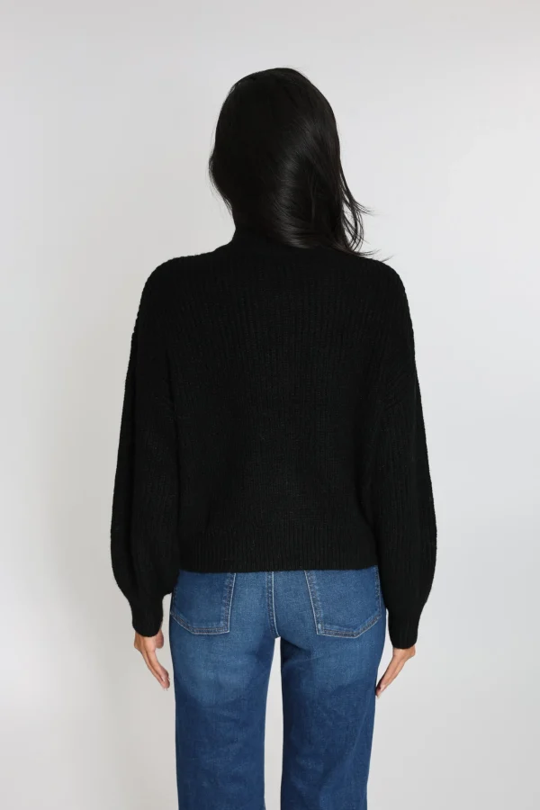 KOOKAÏ PULL COL CAMIONNEUR MINA Noir Online