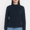 KOOKAÏ PULL COL CHEMINÉE ANITA Navy Discount