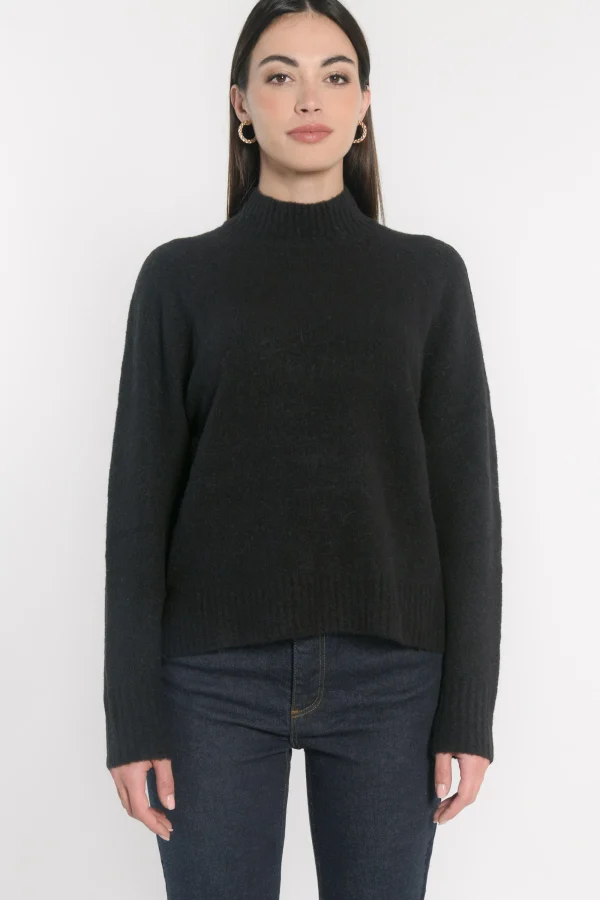 KOOKAÏ PULL COL MONTANT CONNIE Noir Sale