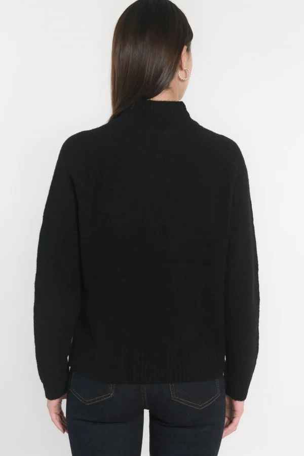 KOOKAÏ PULL COL MONTANT CONNIE Noir Sale
