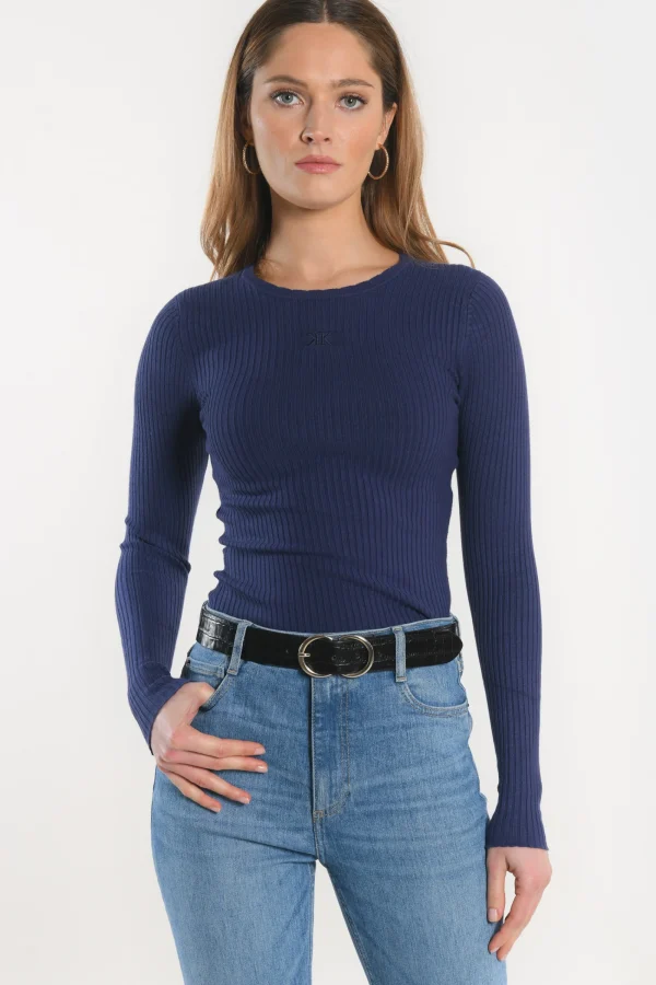 KOOKAÏ PULL COL ROND - ELISA - PATRIOT BLUE Patriotblue Hot