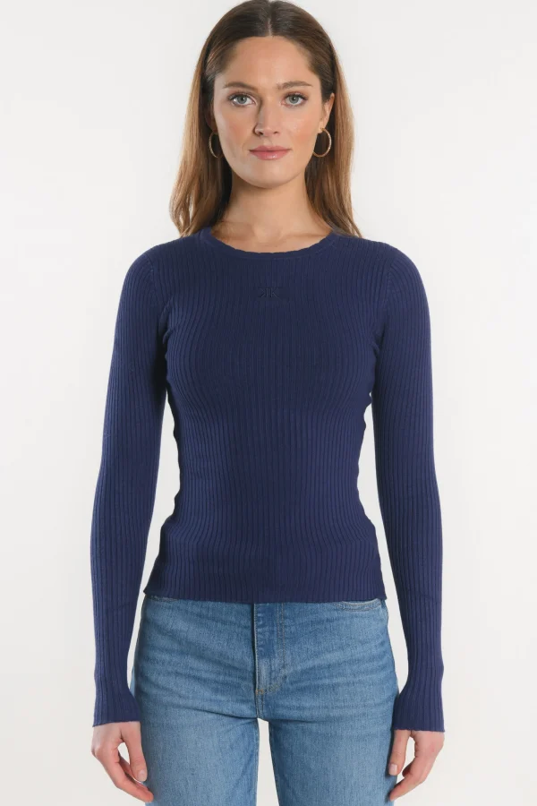 KOOKAÏ PULL COL ROND - ELISA - PATRIOT BLUE Patriotblue Hot