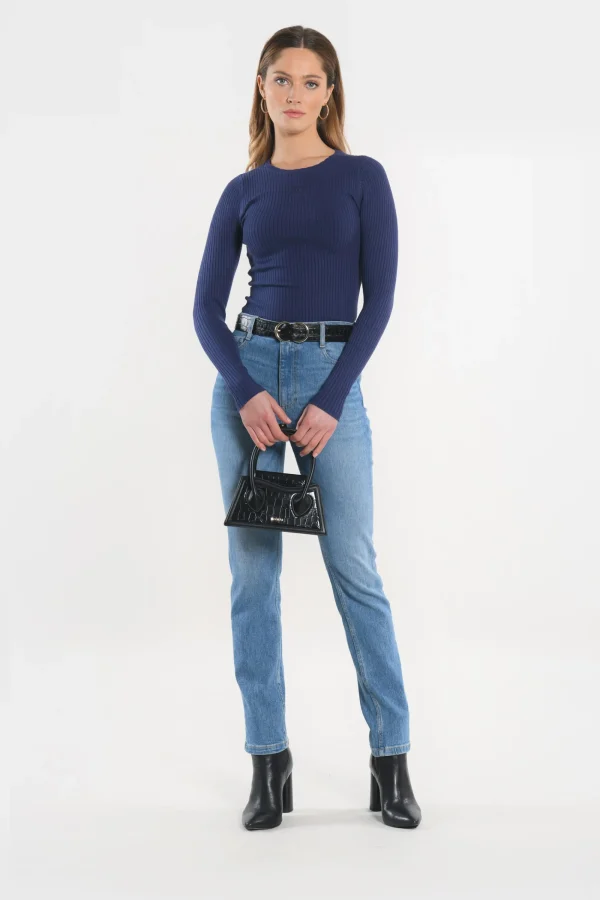 KOOKAÏ PULL COL ROND - ELISA - PATRIOT BLUE Patriotblue Hot