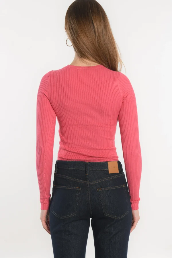 KOOKAÏ PULL COL ROND - ELISA - RAPTUR ROSE Rapturrose Online