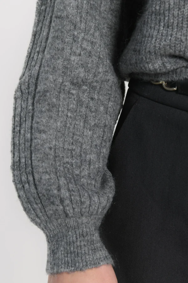 KOOKAÏ PULL COL ROND CARRY Anthracite Store