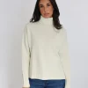 KOOKAÏ PULL COL ROULÉ CELINA ÉCRU Ecru Fashion
