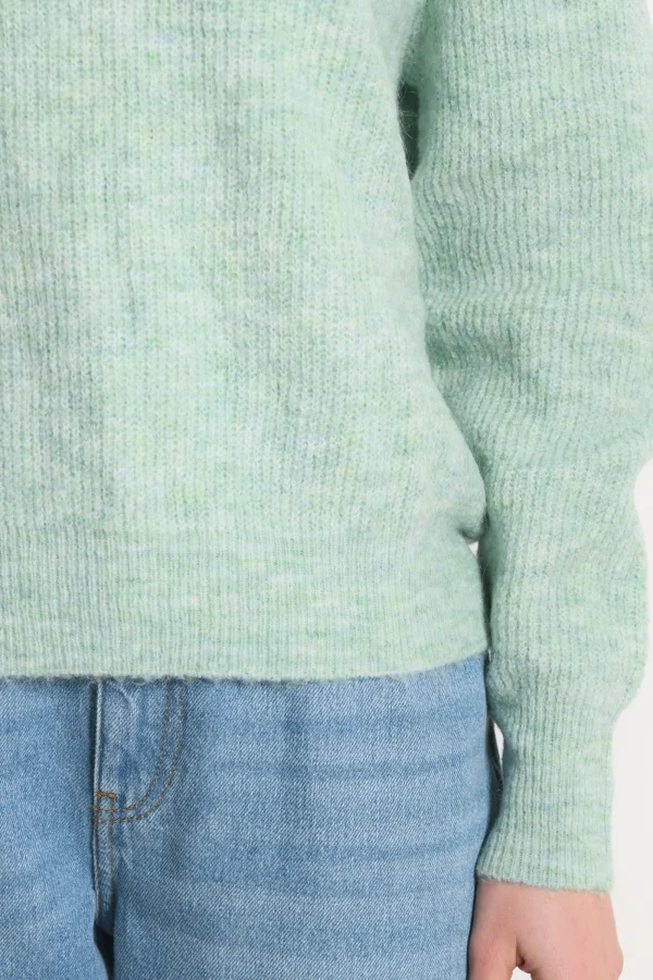 KOOKAÏ PULL COL V - DANNA - VERT AMANDE Vertamande Clearance