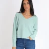 KOOKAÏ PULL COL V LIZA Green Online