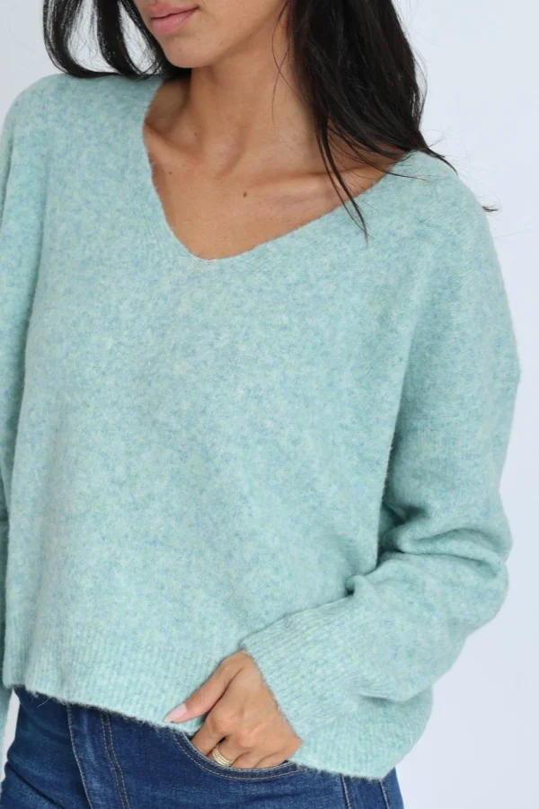 KOOKAÏ PULL COL V LIZA Green Online