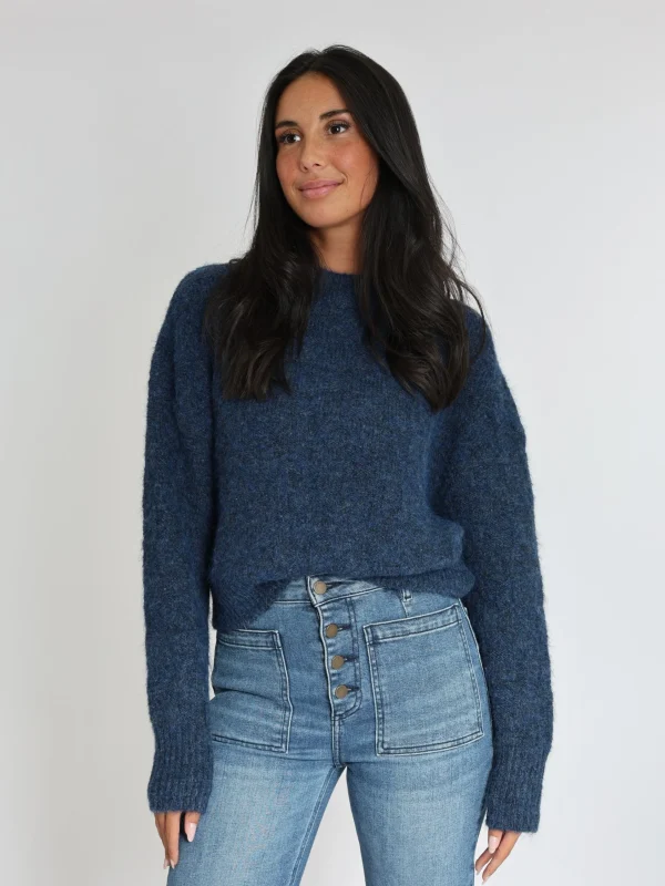 KOOKAÏ PULL COURT KYRA Navy Hot