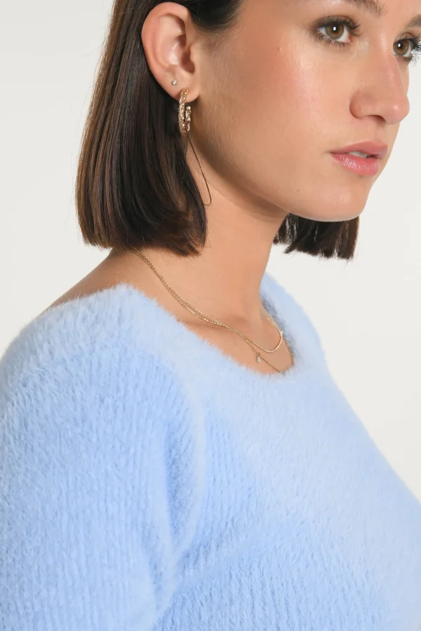 KOOKAÏ PULL DOS TWISTÉ MYLO Ciel New