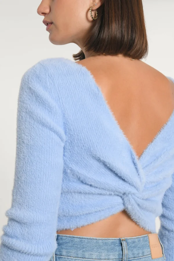 KOOKAÏ PULL DOS TWISTÉ MYLO Ciel New