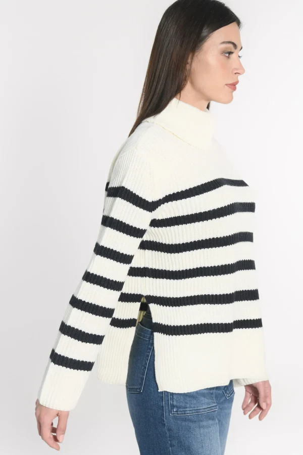 KOOKAÏ PULL MARIN SIW ÉCRU/MARINE Ecru/marine Cheap