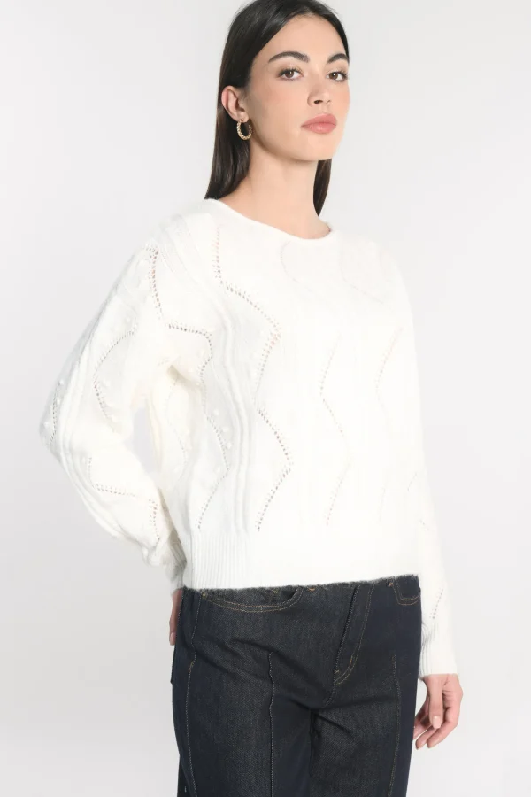KOOKAÏ PULL MONICA ÉCRU Ecru Store