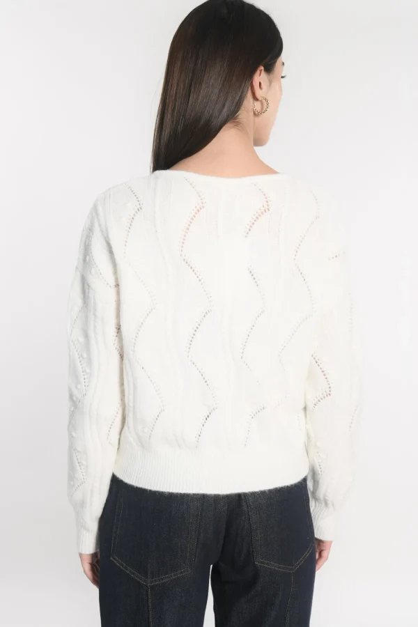 KOOKAÏ PULL MONICA ÉCRU Ecru Store