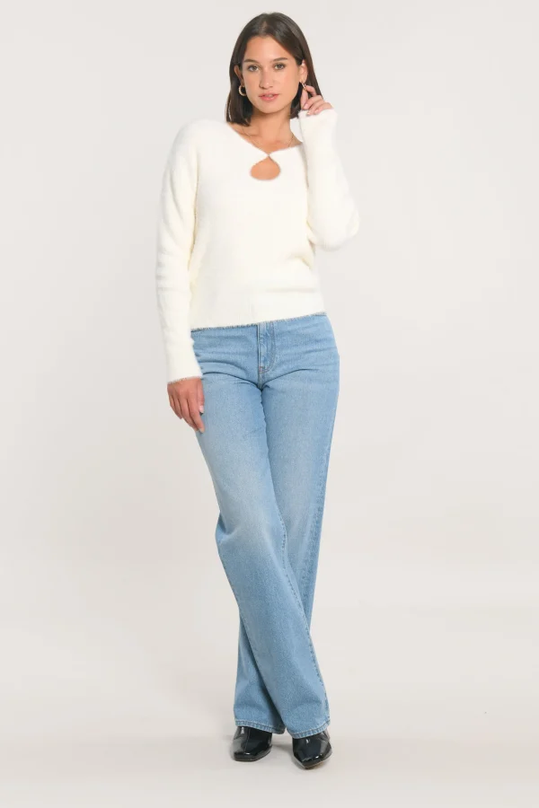 KOOKAÏ PULL MYLO Ecru Best Sale