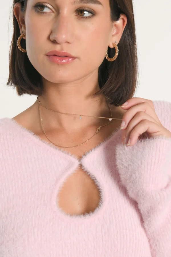 KOOKAÏ PULL MYLO ROSE PÂLE Rosepale Cheap