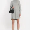 KOOKAÏ ROBE COL ROULÉ MANDY GRIS CHINÉ Grischine Cheap