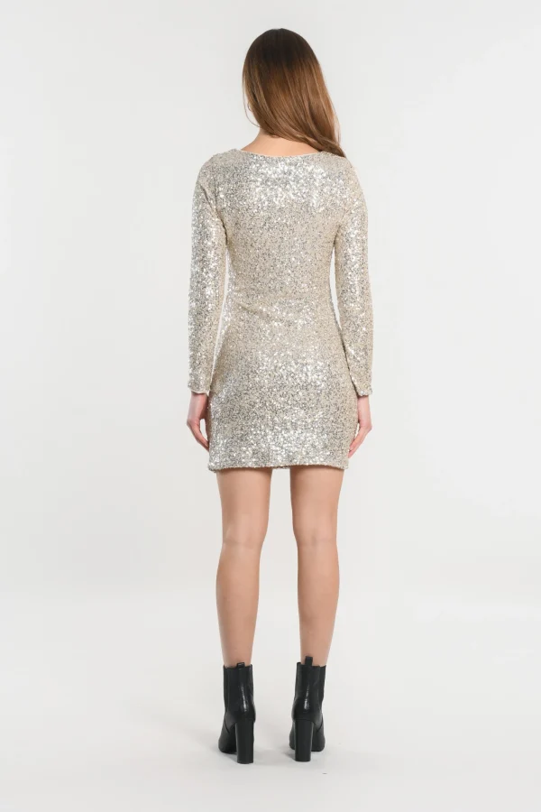 KOOKAÏ ROBE COURTE - JAY - SILVER/GOLD Silvergold Store