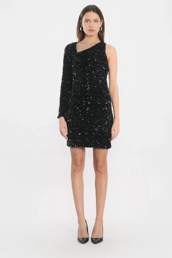 KOOKAÏ ROBE COURTE - TINA - Noir Best Sale