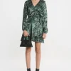 KOOKAÏ ROBE COURTE NESA Noir/vert Cheap