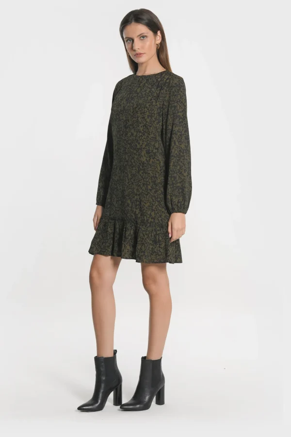 KOOKAÏ ROBE COURTE VITTORIA Kaki Fashion