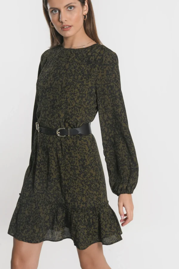 KOOKAÏ ROBE COURTE VITTORIA Kaki Fashion