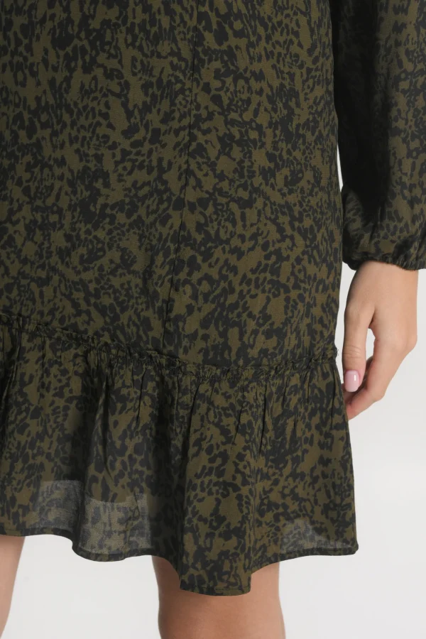 KOOKAÏ ROBE COURTE VITTORIA Kaki Fashion