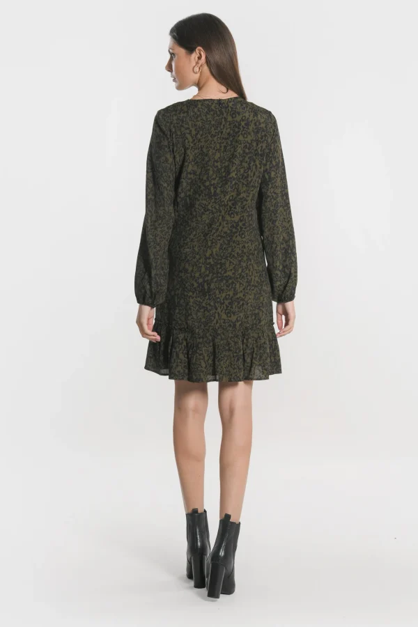 KOOKAÏ ROBE COURTE VITTORIA Kaki Fashion