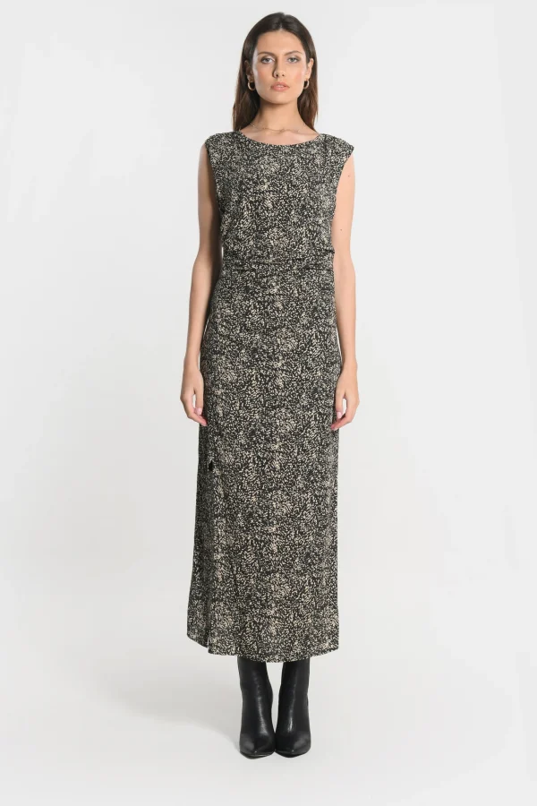 KOOKAÏ ROBE MIDI BIANCA Noir Clearance