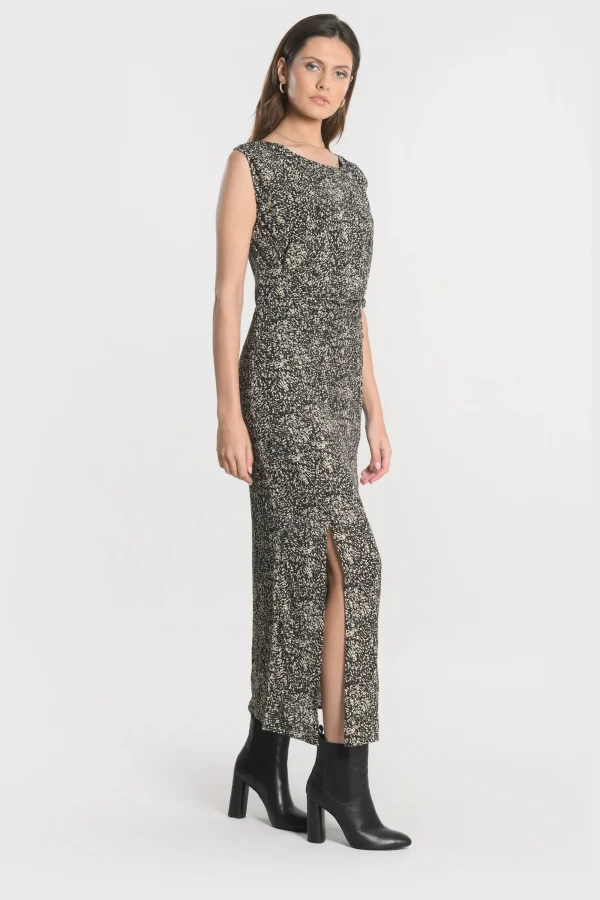 KOOKAÏ ROBE MIDI BIANCA Noir Clearance