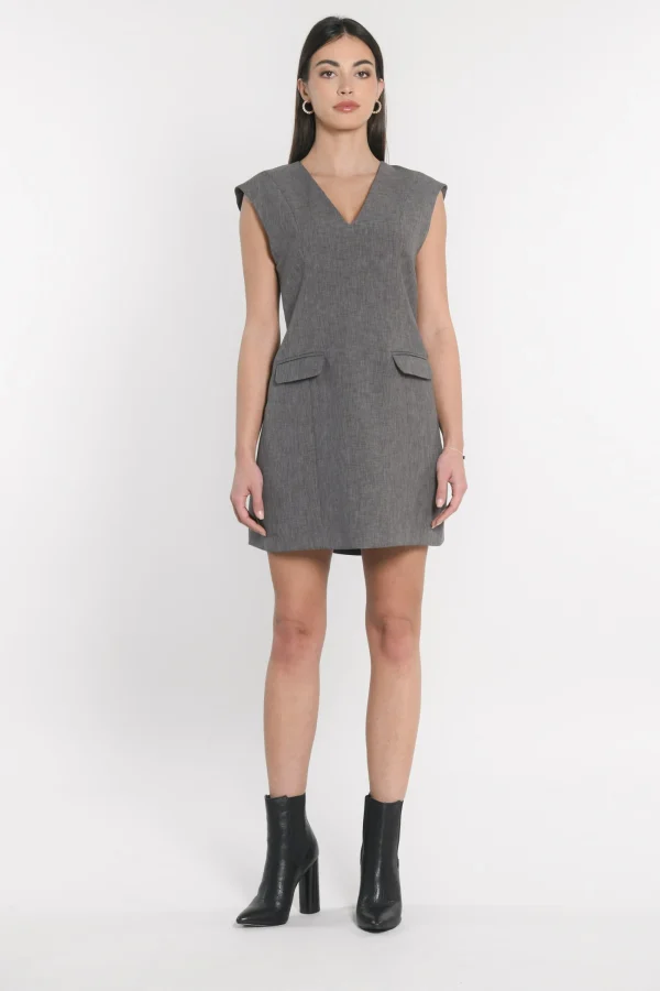 KOOKAÏ ROBE TESSA Gris Fashion