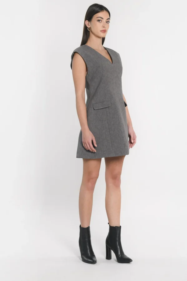 KOOKAÏ ROBE TESSA Gris Fashion