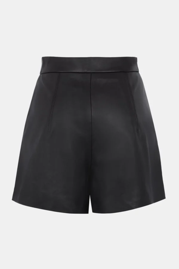 KOOKAÏ Short en cuir Wren Black Sale