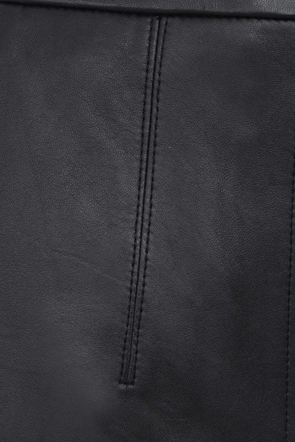 KOOKAÏ Short en cuir Wren Black Sale