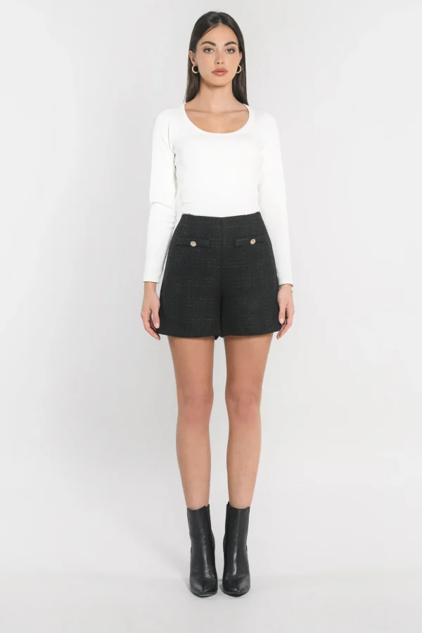 KOOKAÏ SHORT HALLY Noir Cheap