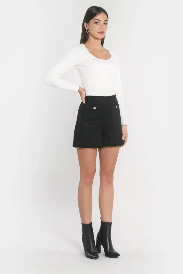 KOOKAÏ SHORT HALLY Noir Cheap