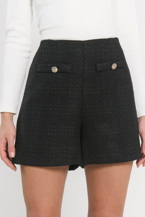 KOOKAÏ SHORT HALLY Noir Cheap