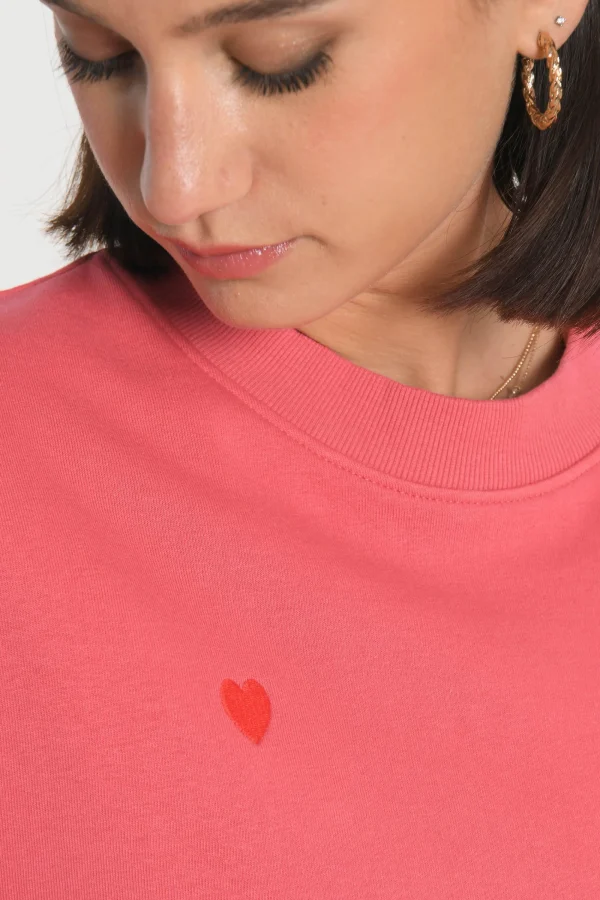KOOKAÏ SWEATSHIRT COEUR - SUZY - RAPTURE ROSE Rapturerose Shop