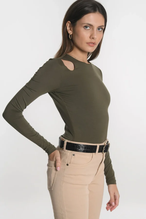 KOOKAÏ TEE SHIRT CATHY Kaki New