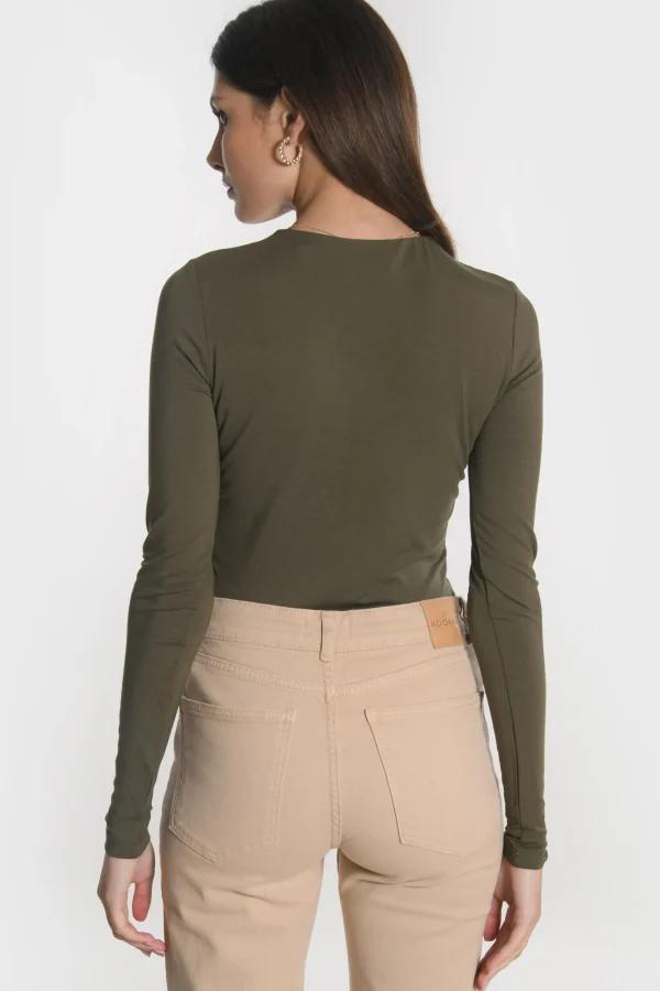 KOOKAÏ TEE SHIRT CATHY Kaki New