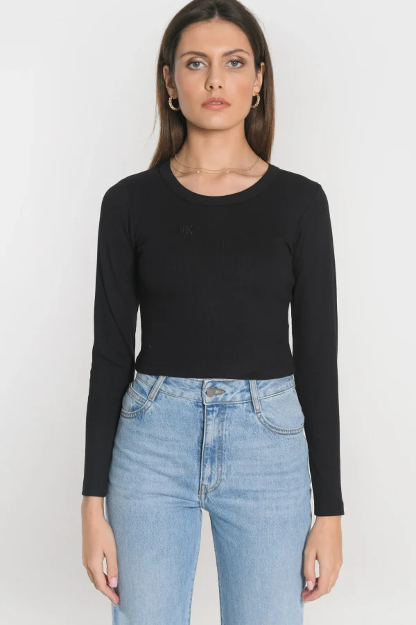 KOOKAÏ TEE SHIRT JANETTE Noir Clearance