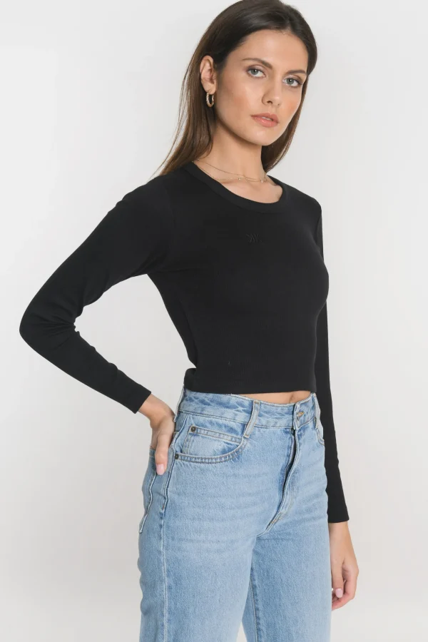 KOOKAÏ TEE SHIRT JANETTE Noir Clearance