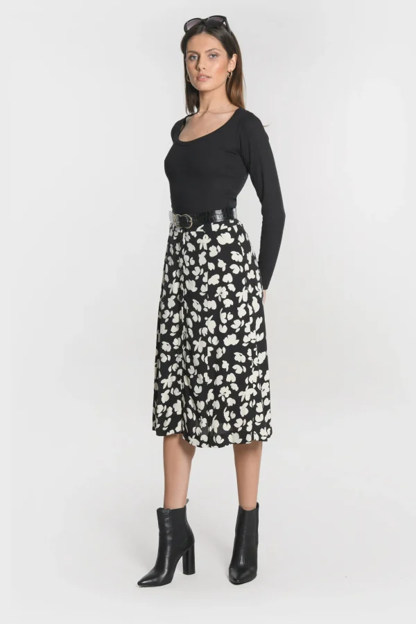 KOOKAÏ TEE SHIRT MERRY COL ROND Noir Cheap