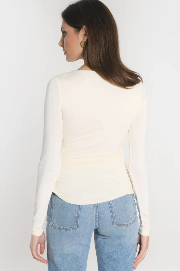 KOOKAÏ TEE SHIRT SIA Ecru Clearance