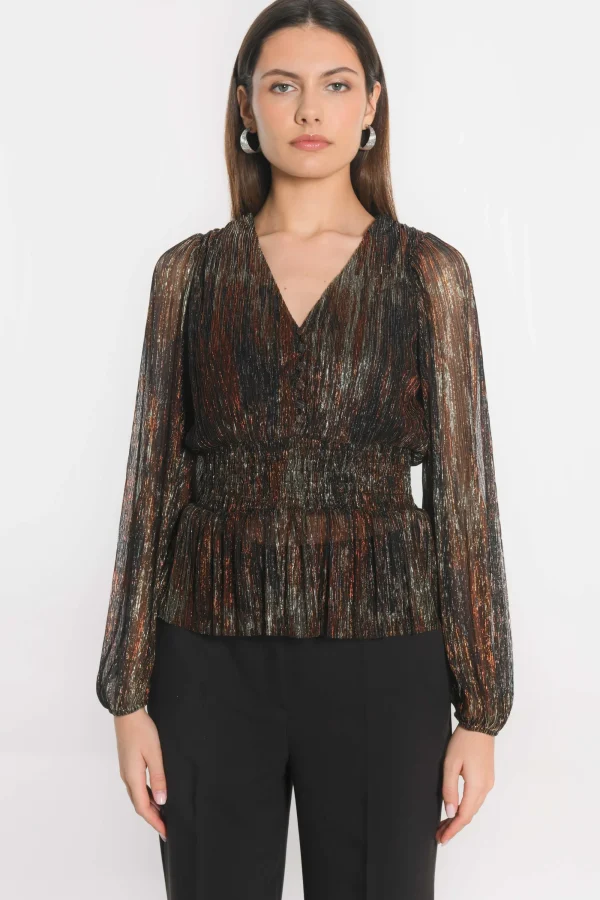 KOOKAÏ TOP - JANET - MULTI GOLD Multigold Clearance